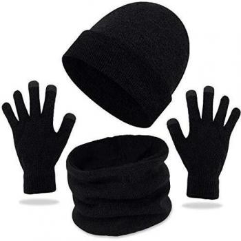 Cappello sciarpa e guanti touch screen MEISHANG