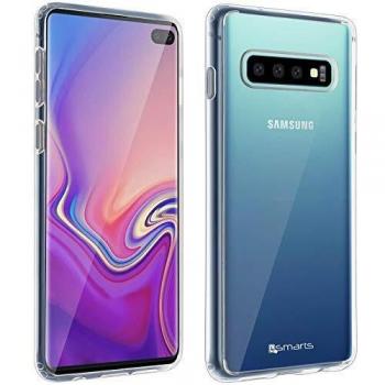 UltraSonix 360° Rundumschutz-Set für Samsung Galaxy S10+ mit Farbrahmen-Glas