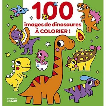 100 images a colorier dinos