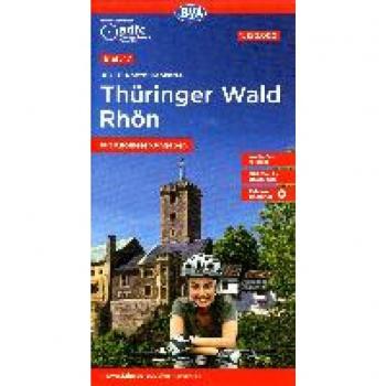 ADFC-17 Thüringer Wald/Rhön | fietskaart 1:150.000