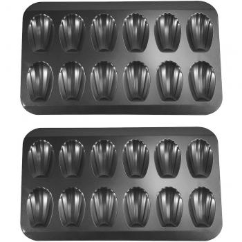 Paquete Doble de Moldes para Madeleine con Bandeja
