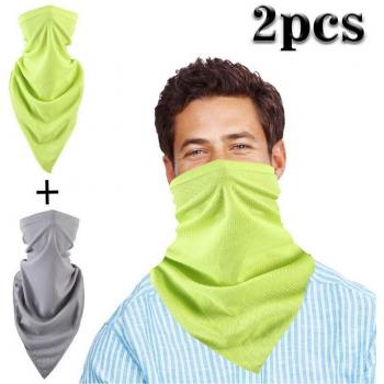2PCs Cycling Print Bandana Scarves