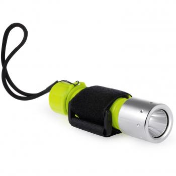 Samoleus - Linterna de Buceo XM-L2 LED Antorcha de Iluminación, Luz Submarina para Buceo, Impermeable, Portátil, para Camping o caza