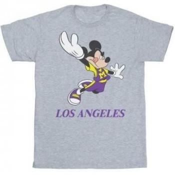 Camiseta de Algodón para Mujer Mickey Mouse Los Ángeles Disney