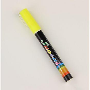 Marcador de tiza líquida borrable, multicolor, para pizarra LED y vidrio - 8 colores