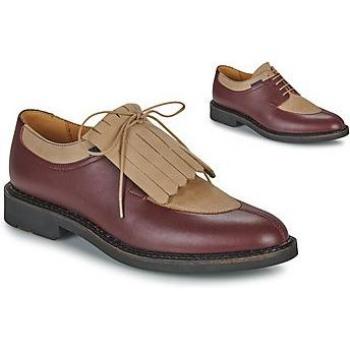Derbies Élégance Pellet VANILLE Bordeaux