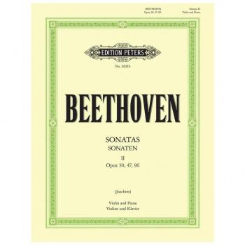 Partitions classique EDITION PETERS BEETHOVEN LUDWIG VAN - SONATAS, COMPLETE VOL.2 - VIOLIN AND PIANO Violon