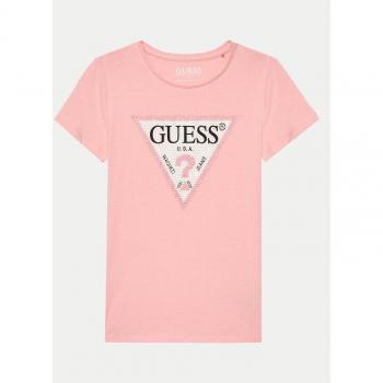 Guess Damen T-Shirt Rosa J2YI51 K6YW1