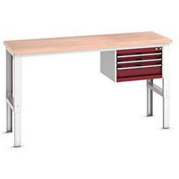 Table de travail cubio W-2077/11-2.37, purpre
