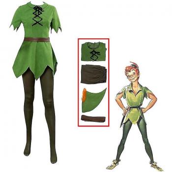 Uniforme d'elfe vert Peter Pan