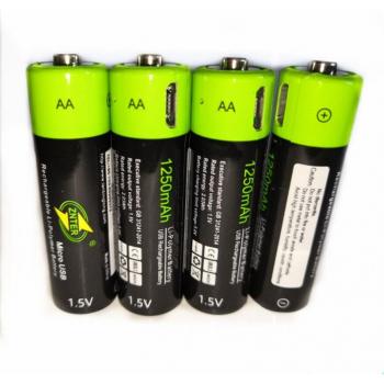 ZNTER 1.5V AA USB Rechargeable Battery 1700mAh