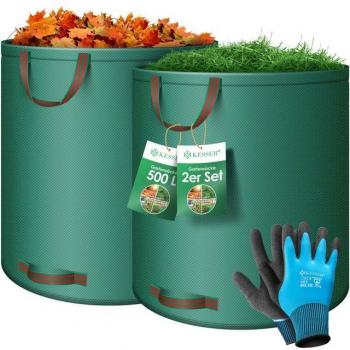 Sacchi Autoportanti Kesser: Rifiuti e Foglie, Verde