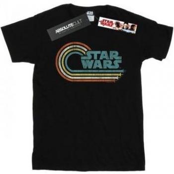 Star Wars Retro Wave Logo Tee - Black, Size 5-6 Years