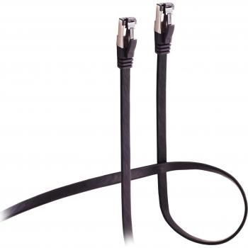 Shiverpeaks Cavo patch Flexline CAT 8.1 U/FTP PIMF, piatto altamente flessibile nero 1,0 m