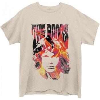 T-shirt en coton The Doors Jim Morrison flamme