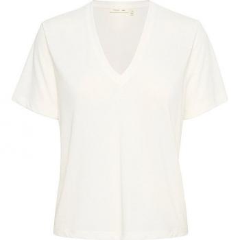 InWear Classic V-Neck Top Whisper White Size XS