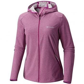 Columbia Femme Veste Softshell à Capuche, HEATHER CANYON SOFTSHELL JACKET, Polyester, Mauve