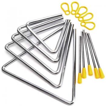 Triple-Cornered Musical Triangles Set for Kids