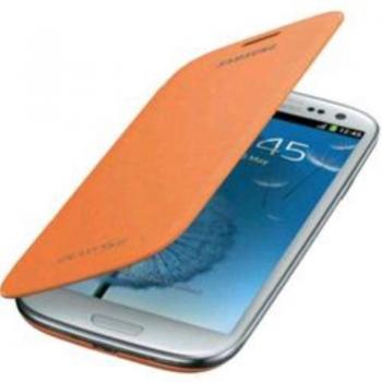 Custodia Flip Cover Originale Arancione Samsung Galaxy S3 EFC-1G6FO