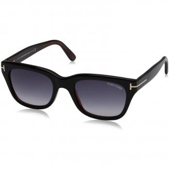Tom Ford Herren FT0237 05B 52 Sonnenbrille, Schwarz (Nero/Altro/Fumo Grad)
