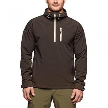 Geilo Anorak Hombre 2 Capas Cortavientos Marrón