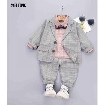 Ropa de Primavera para Niños - Traje de Boda y Cumpleaños, Diseño Británico