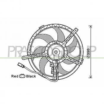 MN308F002 PRASCO High-Performance Cooling Fan