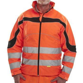 Eton BrightGuard SoftShell Orange Black 5XL