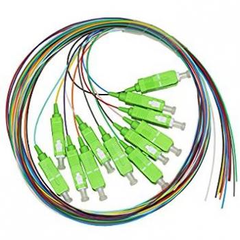 LINK SET 12 CAVI PIGTAIL FIBRA OTT.COLOR. CONN.SC APC SM CF.12PZ