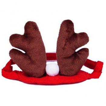 Sombrero Rojo Festivo para Perro