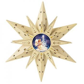 LED Engelsstern Dekoration – Christmaxx 30 cm Holzdesign