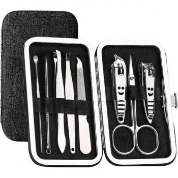 Nail Care Essentials Set - 8 Piece Stainless Steel Tools