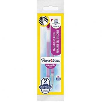 Ricarica Penna Erasable Gel PaperMate Rosa – Punta Media 0,7 mm (Confezione 2)