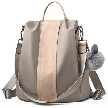 Grey Anti-Theft School Bag for Her
