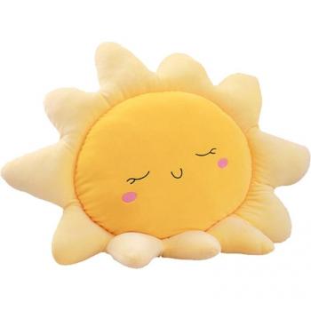 40JC 17’’ Plush Sofa Pillows with Adorable Expression, Soft Neck Pillow for Comfort and Mood Boost