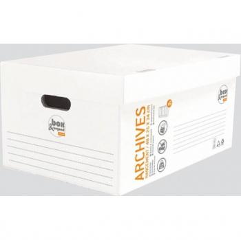 Caisson de rangement en carton 60x36x10 cm