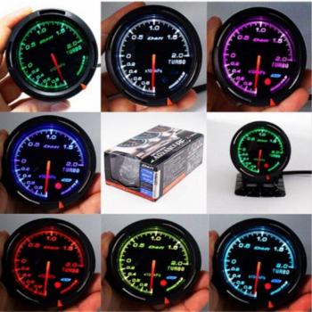 Universal‑Clever Digital-Turbo-Schub-Messgerät 2,5 Zoll – 7 Farben
