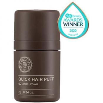 Quick Hair Puff The Face Shop Línea de Maquillaje 01 Natural Brown