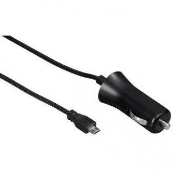 Hama Autoscheinwerfer‑Adapter „Micro‑USB Auto‑Detect“ – 5 V/2,4 A – Schwarz