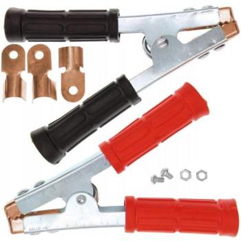 Rosfix 600A Isolated Croc Clips 153mm Length, 32mm Wide Slot