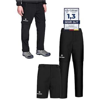 Kirkjubør Zip-Off Trekkinghose Herren Schwarz – Outdoor‑Sport XL