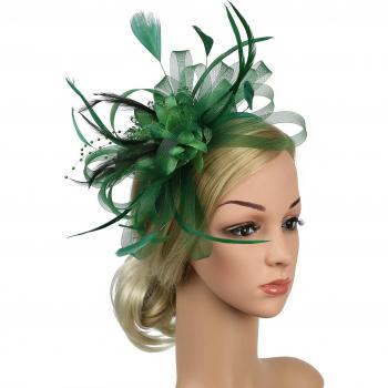 Sombrero de cóctel para mujer en sinamay, ideal para bodas e iglesias