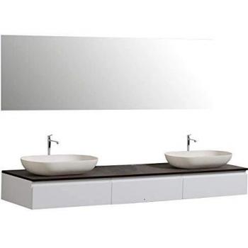 Composizione bagno Vision 1800 bianco opaco