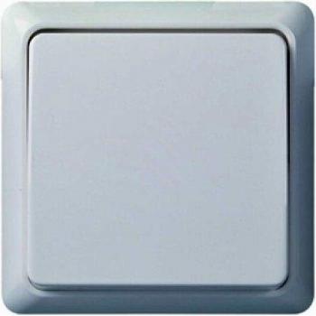 Schneider Electric 502104 Interruttore luce bianco termoplastico, Pulsante + Interruttore, Bianco
