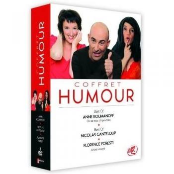 $humour coffret (foresti, canteloup, roumanoff