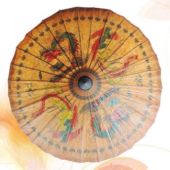 Classic Hand‑Painted Oil‑Paper Umbrella