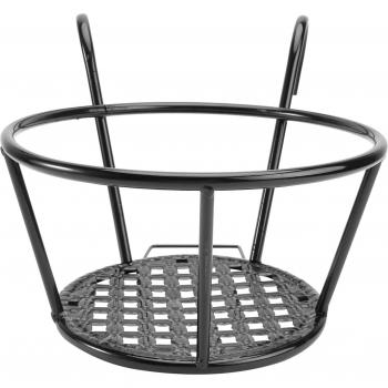 Geometric Iron Metal Hanging Planter for Succulents - 18x16.5x22cm (Black)