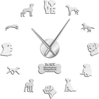 African Lion Hound Giant Wall Clock