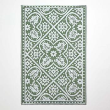 Homescapes Green Outdoor Rug, 122 x 182 cm