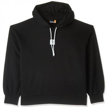 Sudadera de rizo con capucha y logotipo multicapa negro Timberland mujer - S